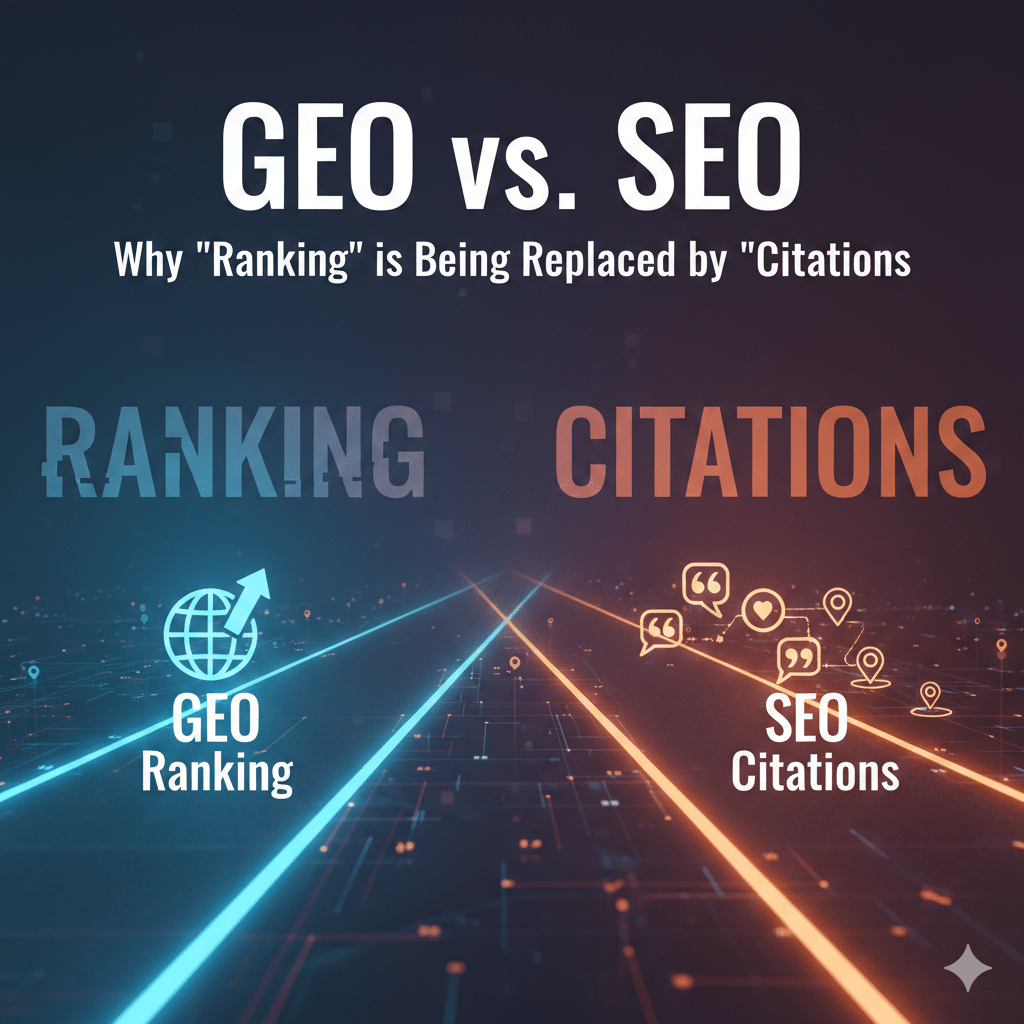 GEO vs. SEO: Why "Ranking" is Being Replaced by "Citations"