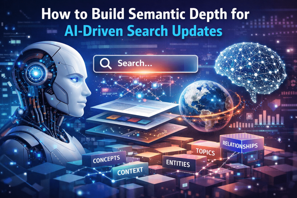 How to Build Semantic Depth for AI-Driven Search Updates
